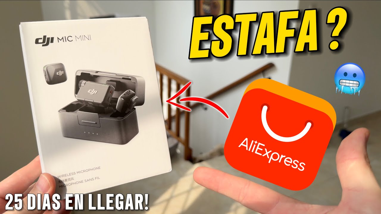 COMPRÉ los Dji Mic mini en AliExpress!!! ESTO LLEGÓ 😱 Súper Descuento 💵💰