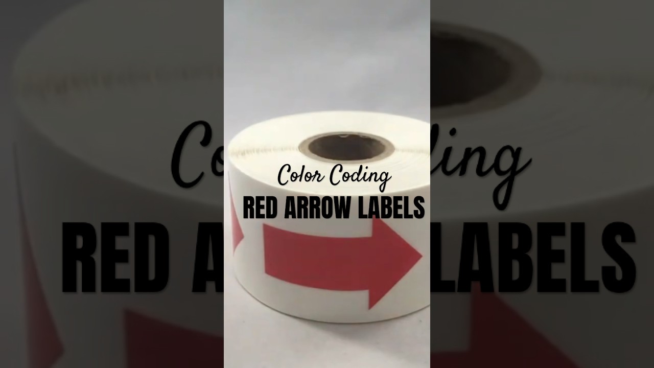 Make Organization Simple with Red Arrow Labels!