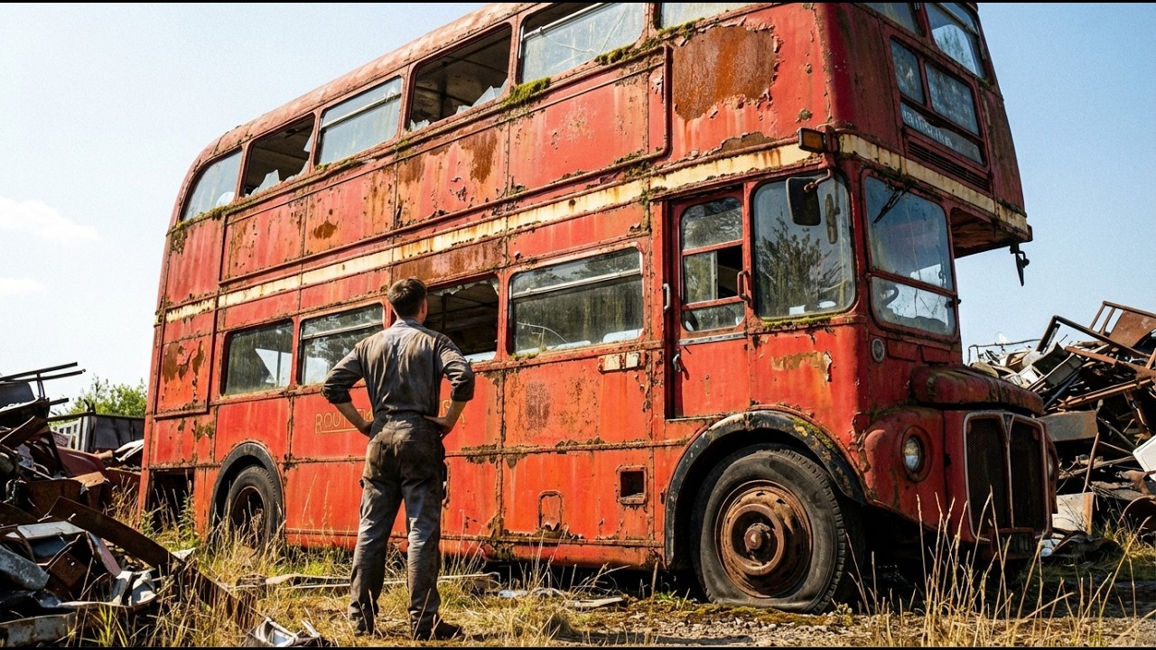 I Transformed This $700 Rusted London Bus Into an Ultra-Luxury Mansion! 🚍🛁