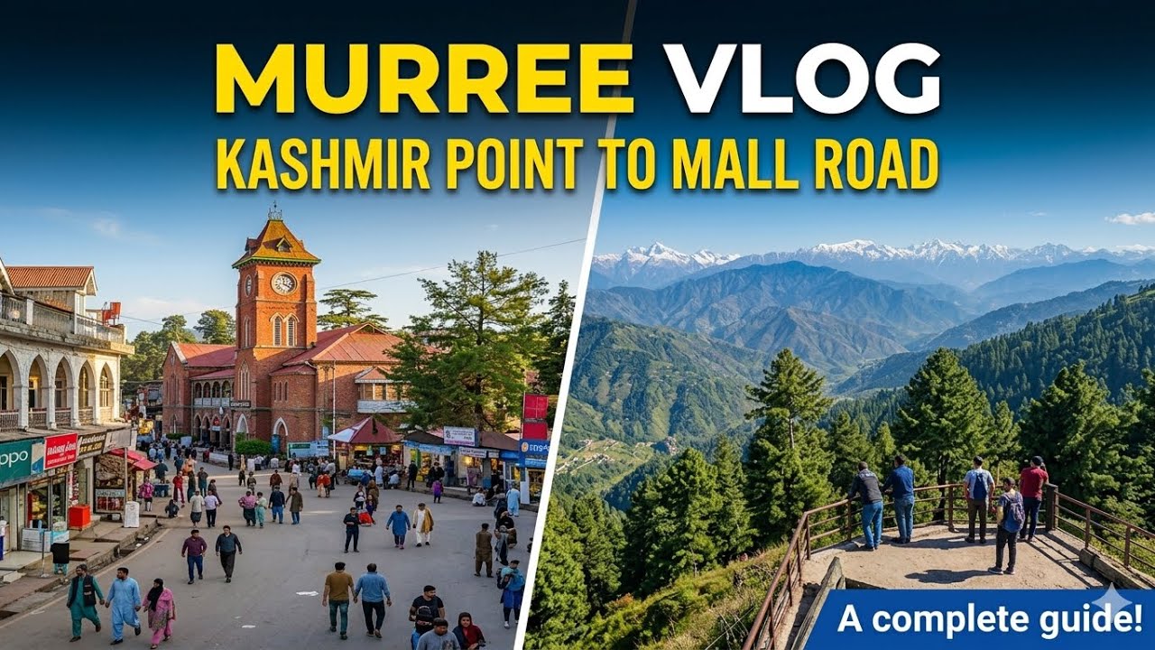 Exploring Murree Mall Road & Kashmir Point | Beautiful Hill Station Tour | Aamir Bangash FK #murree 