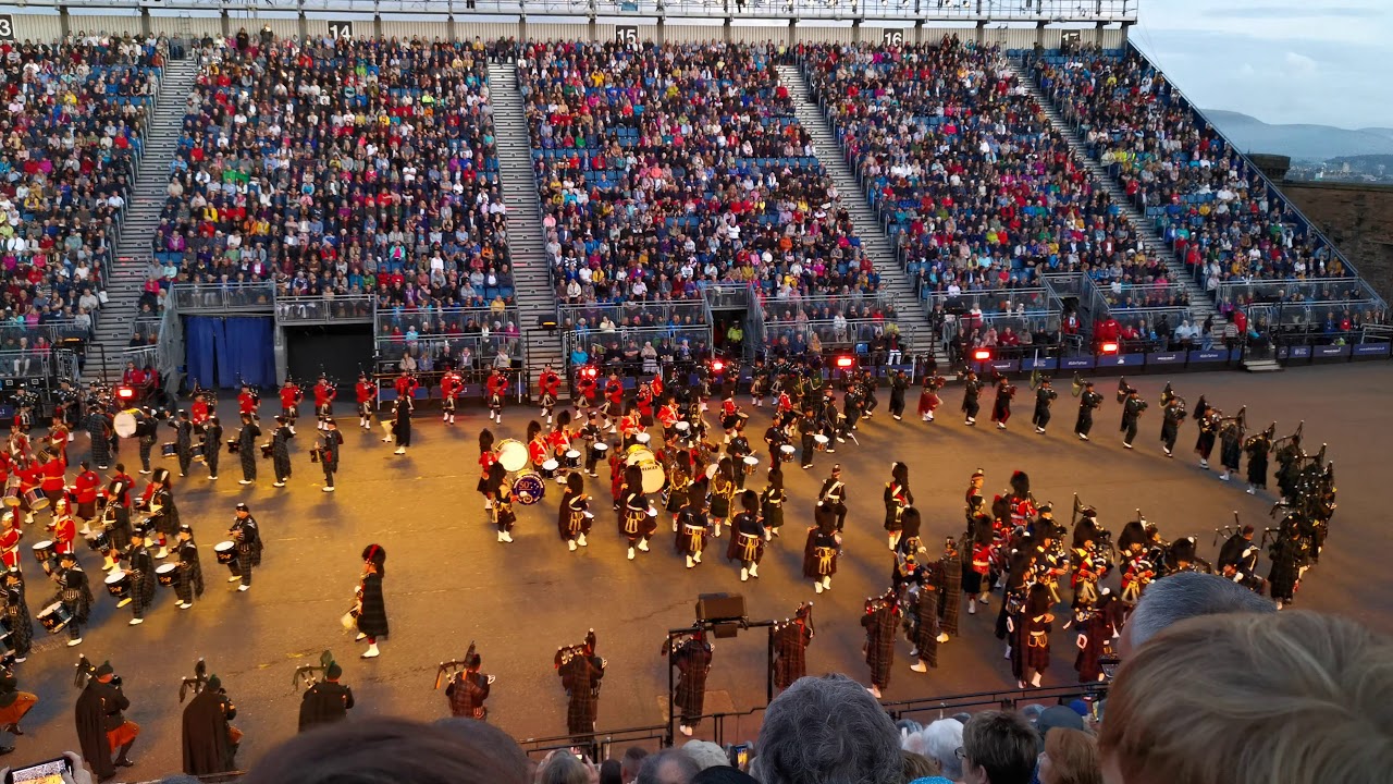 The Royal Edinburgh Military Tattoo 2019    The Massed Pipes and Drums 09.08.2019