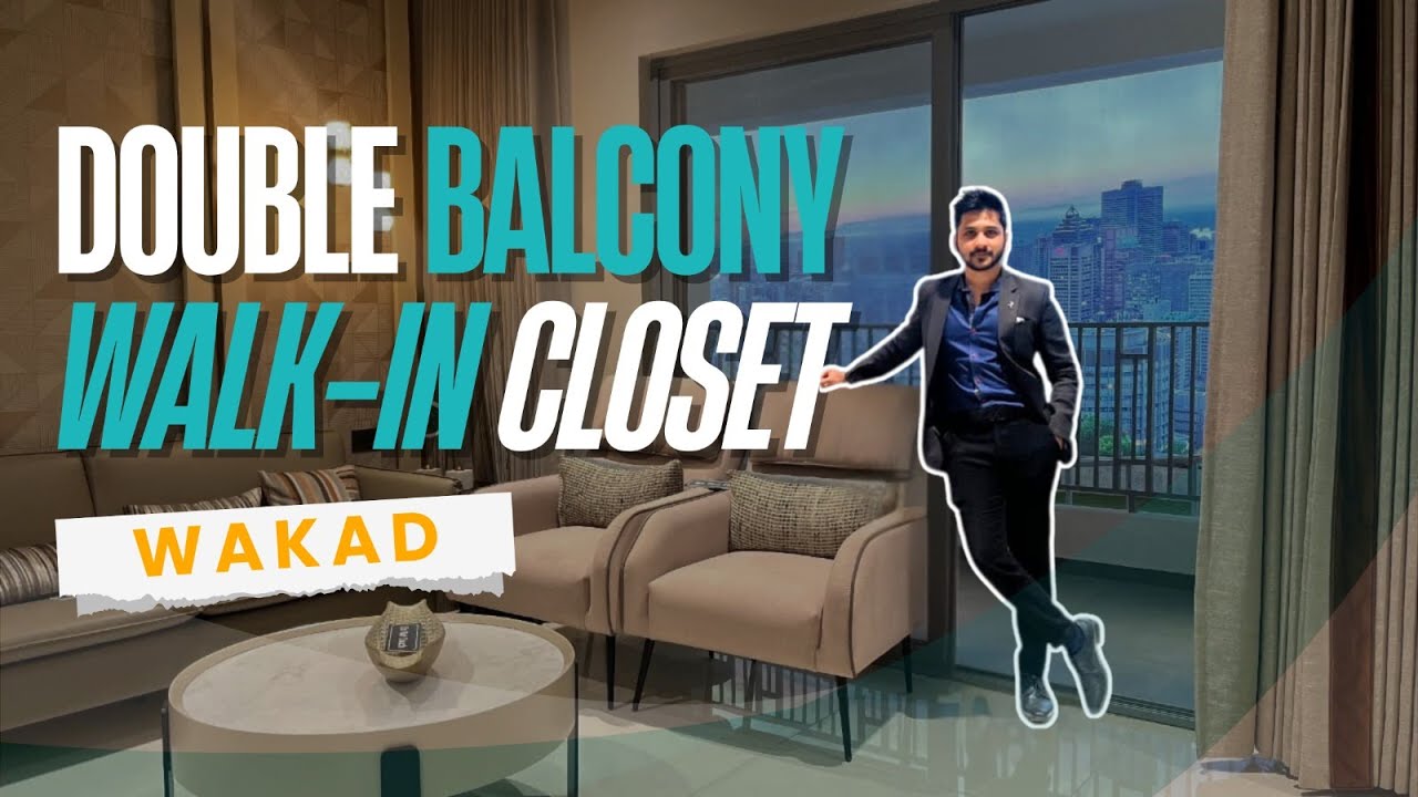 Big carpet 2 and 3 BHK flats in Wakad with walk-in wardrobe | 9922441601