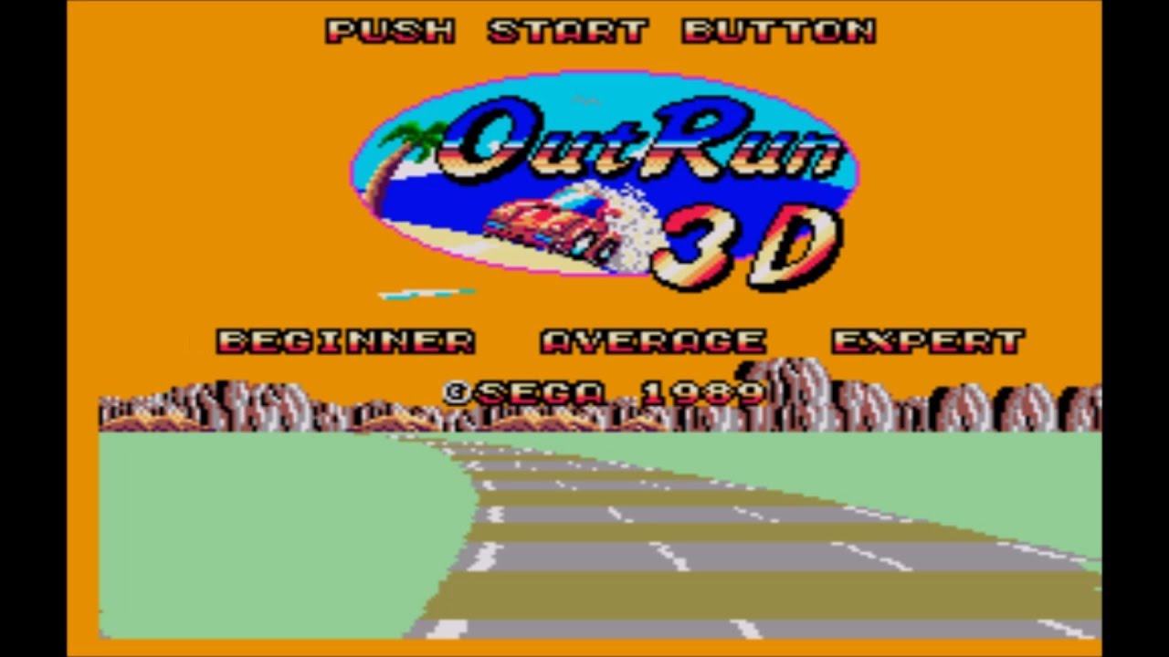 Out Run 3D (Sega Master System) Longplay