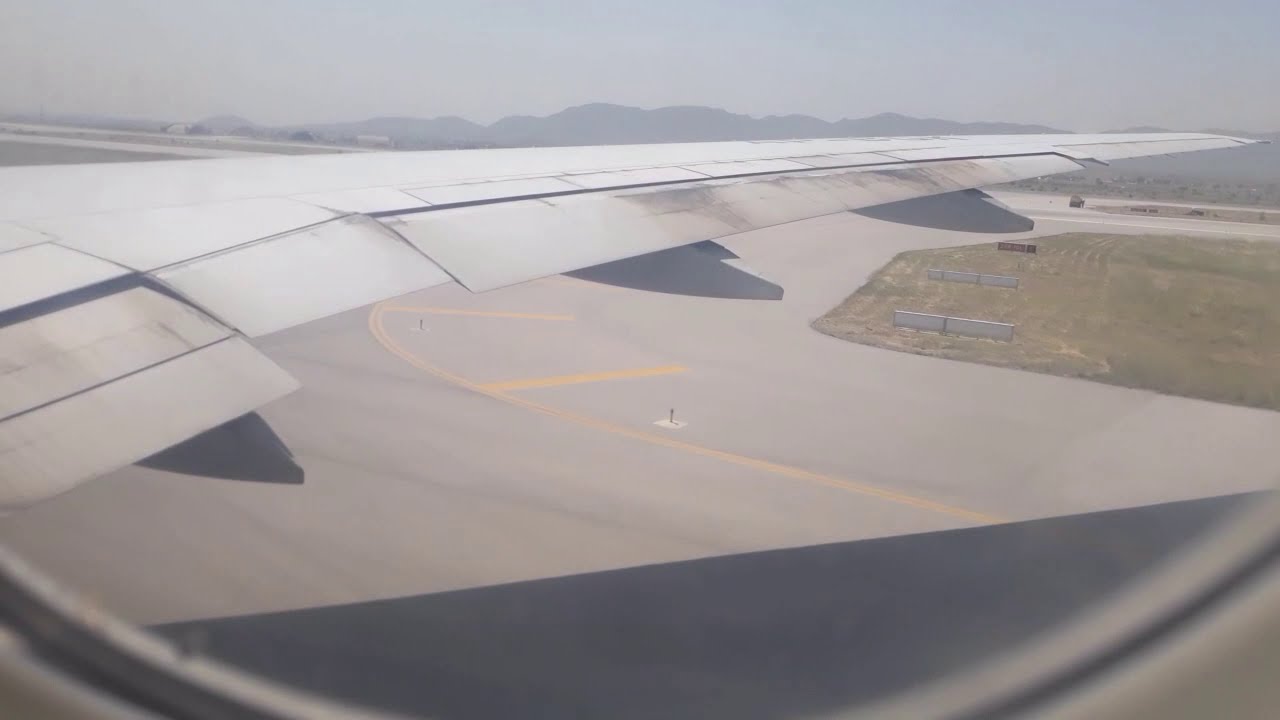 PIA B777-200ER AP-BGK TAKEOFF FROM NEW ISLAMABAD INTL AIRPORT