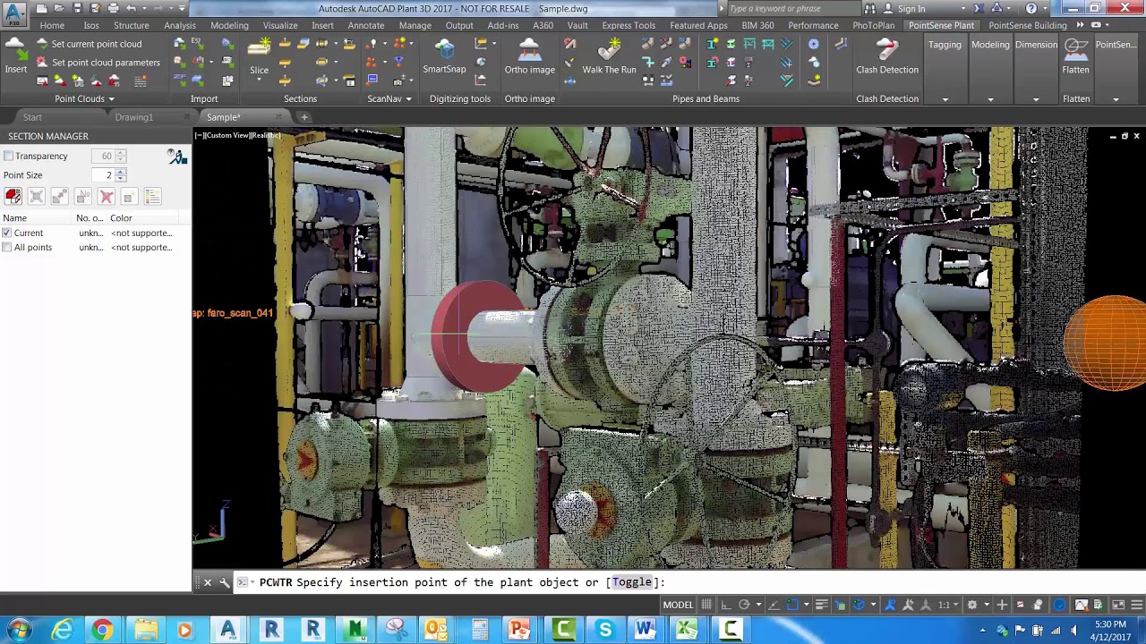 NUBE DE PUNTOS - Modelado en Plant 3D