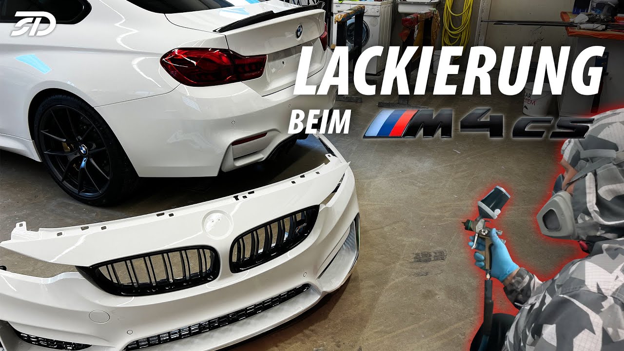 SD // FRONT CLEANEN! Lackierung für den BMW M4 CS F82 // BLACK PARTS - PAINT - WALKAROUND