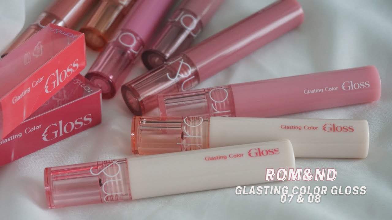 2024 NEW! ROMAND GLASTING COLOR GLOSS 07 & 08 | Lululand