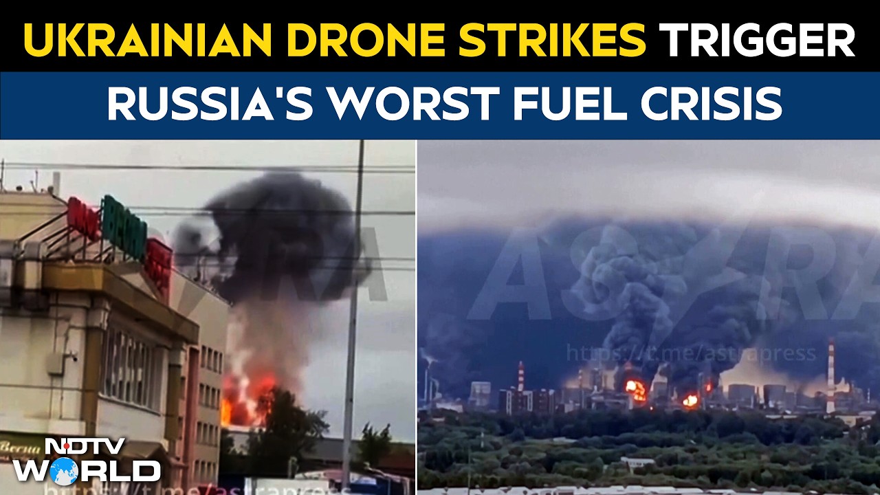 Ukrainian Drone Strikes Trigger Russia's Worst Fuel Crisis In Years
