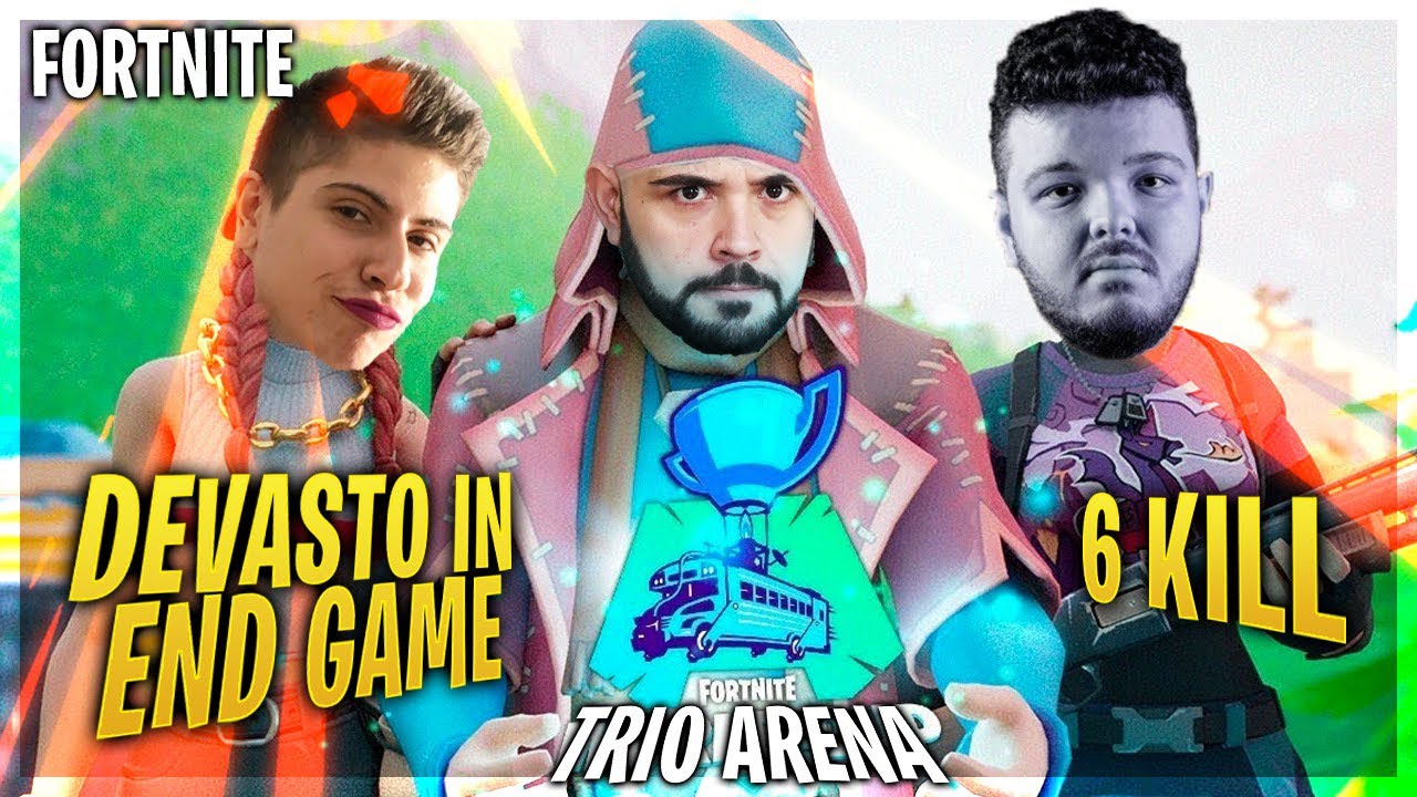 Fortnite: Trio arena con Kekko e Wizard, Faccio il Devasto in end game 😱