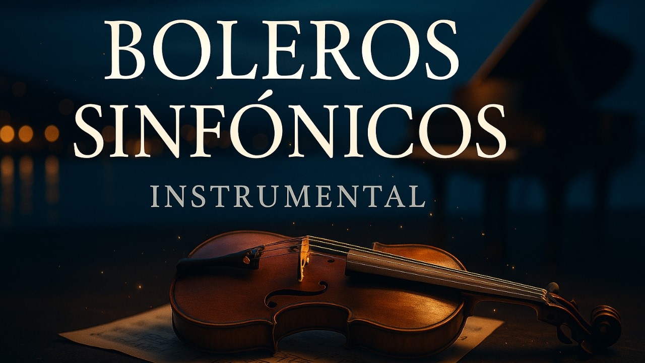 Boleros Instrumentales Sinfónicos 💕 Música Romántica de Orquesta para el Alma | Sin Copyright
