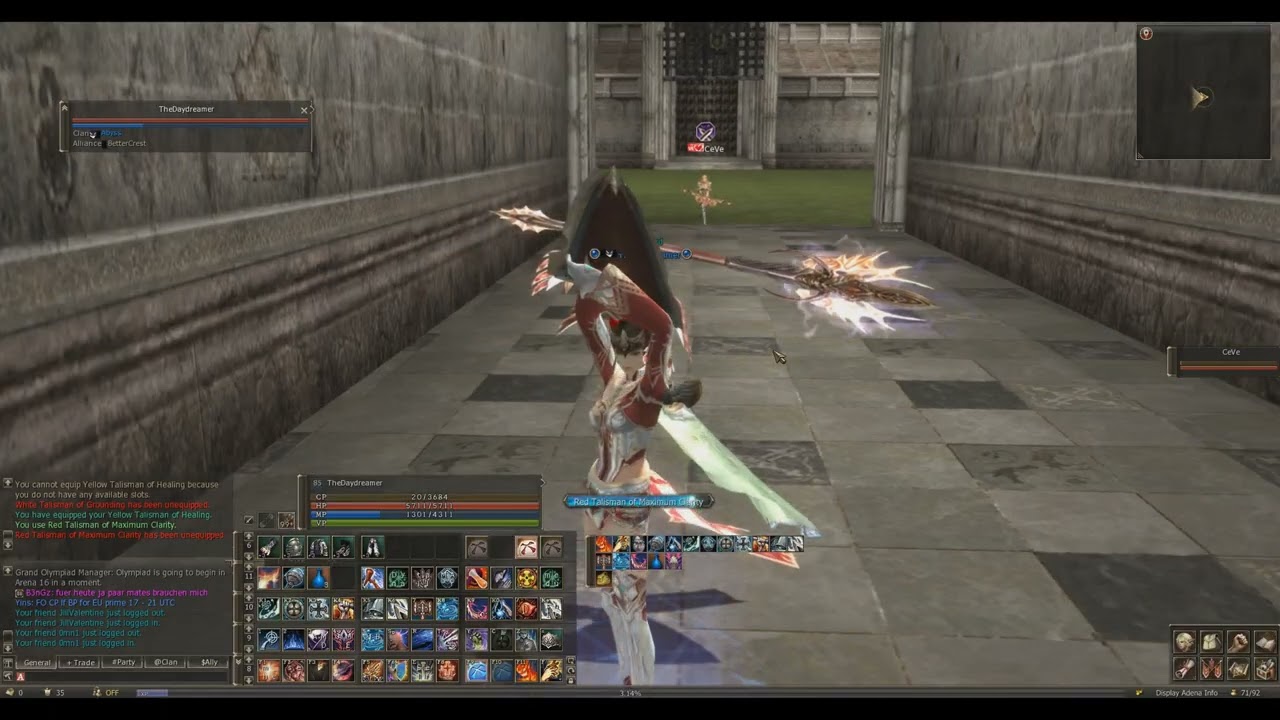 Lineage 2 Reborn - Gracia Final - Climbing the Olympiad ladder