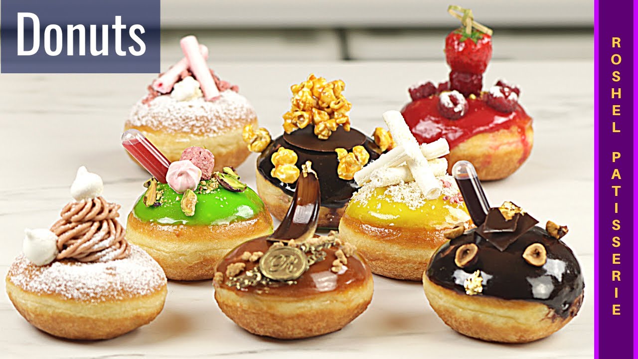 How To Make Donuts (Sufganiyot) Bomboloni | Kosher Pastry Chef