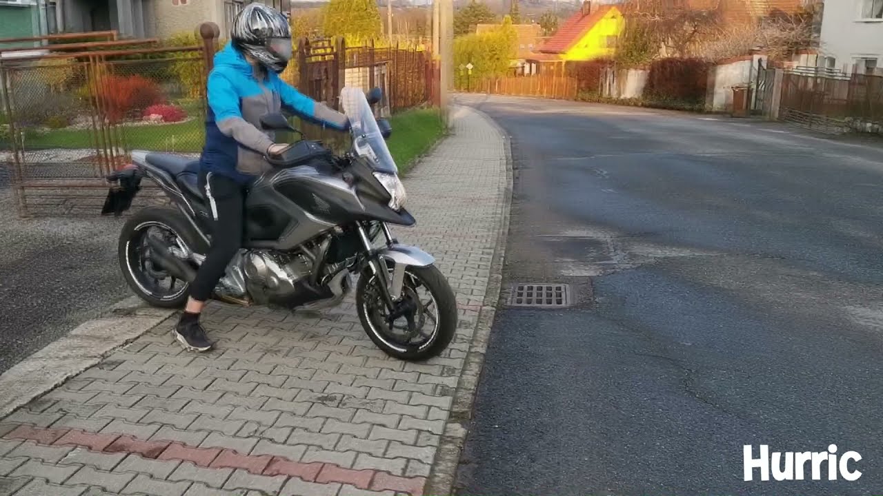 HONDA NC700X - Stock Exhaust vs Hurric Pro 2