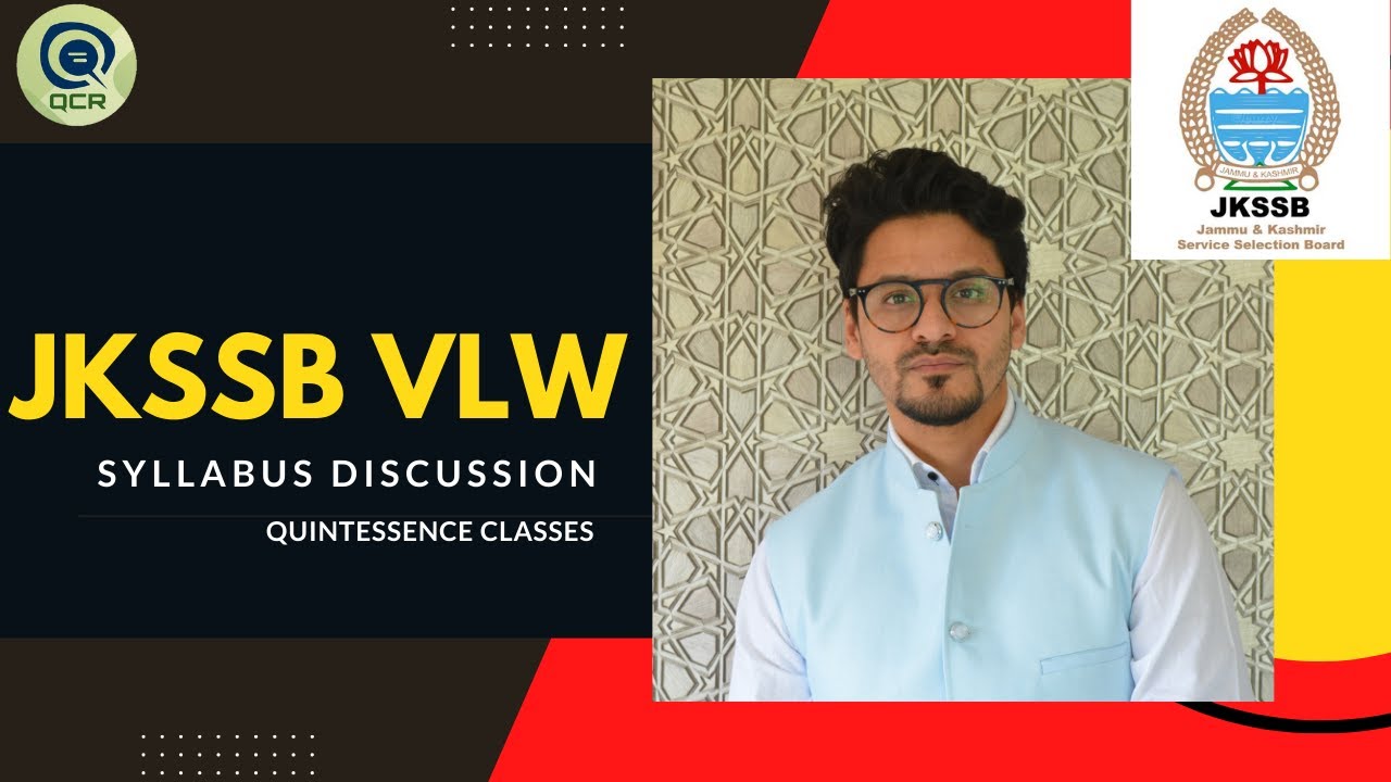 JKSSB VLW SYLLABUS DISCUSSION : OFFLINE CLASSES