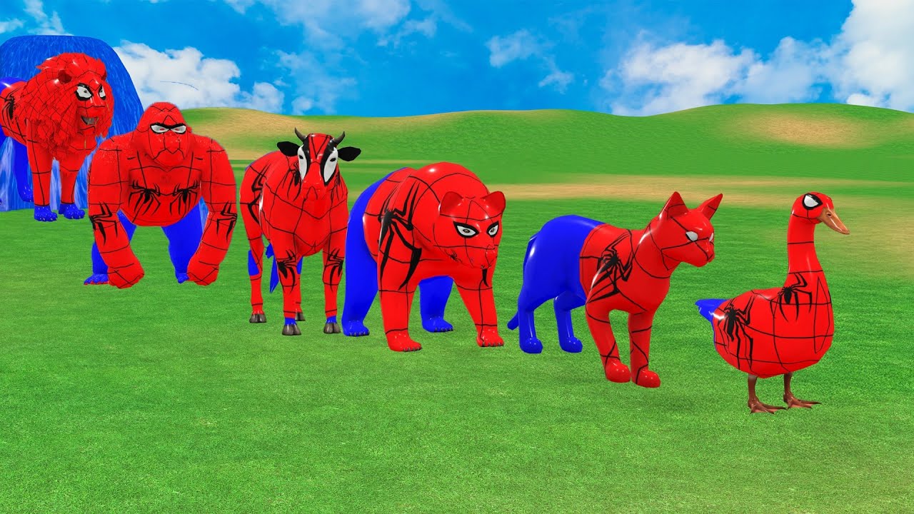 5 Giant Duck & Wild Animals Cage Game Cow Gorilla Rhinoceros Elephant 2026