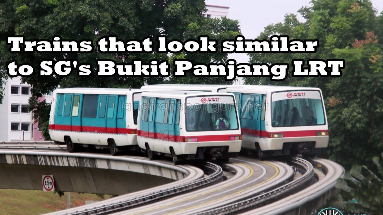 Trains that look similar to SG's Bukit Panjang LRT