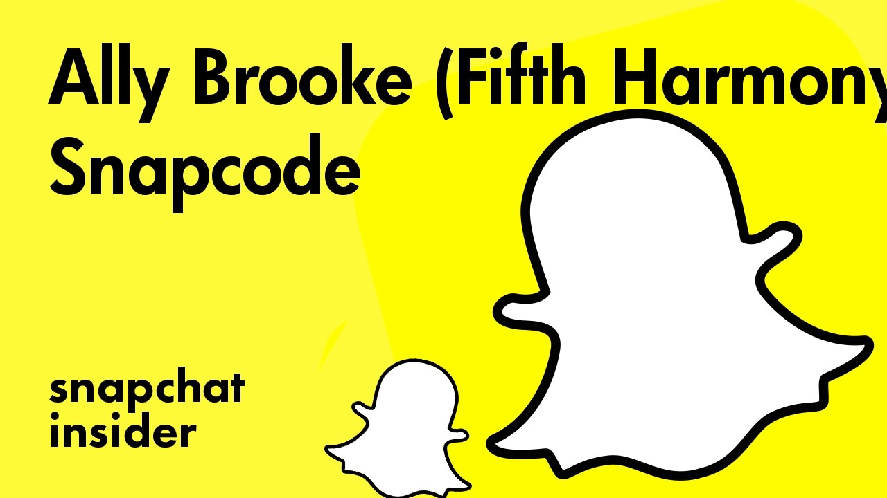Ally Brooke (Fifth Harmony) - Add with Snapchat Snapcode - itsmeallyb - snapchat insider