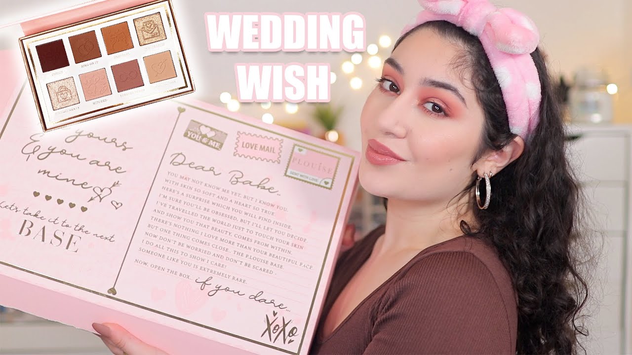 NEW PLOUISE WEDDING WISH EYESHADOW PALETTE TUTORIAL + SWATCHES