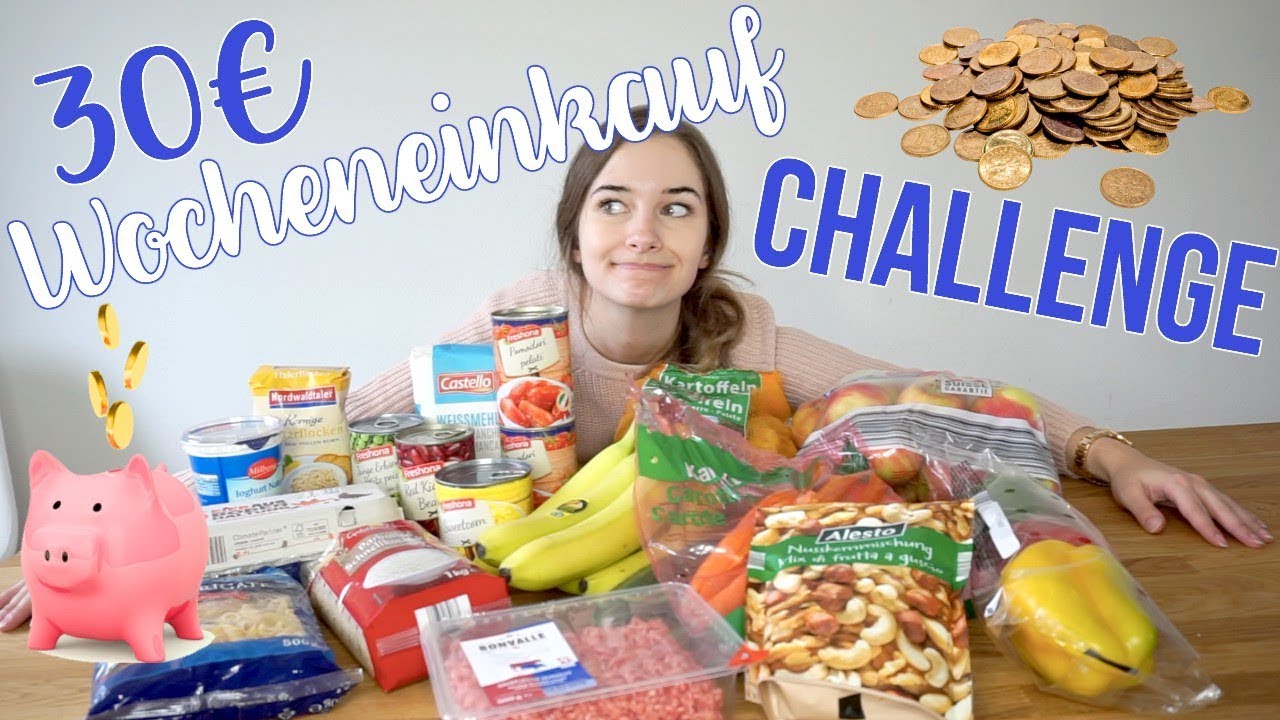 30 € WOCHENEINKAUF CHALLENGE - FOOD HAUL ⎮weeklyMel