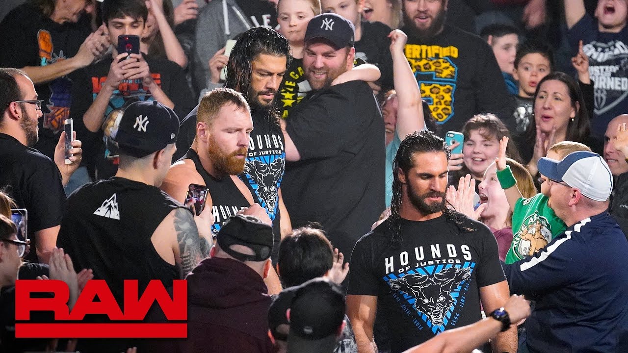 The Shield make their entrance one last time: Raw, March 11, 2019