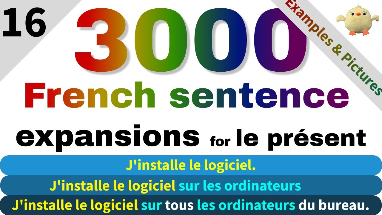 the best way to learn French, French sentence expansion exercises, French Conjugation
