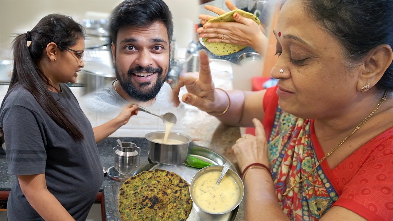 Bajra Thepla aur Sarika special Kadhi recipe !