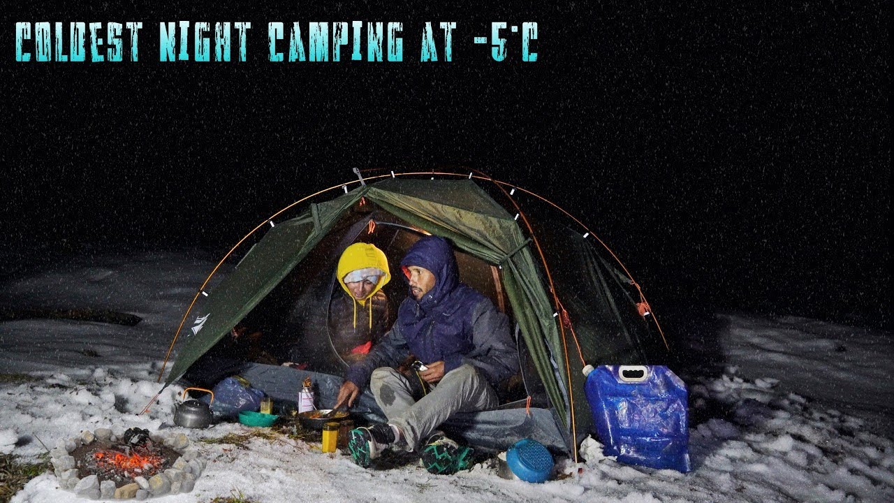 Coldest Night Camping in Chopta Uttrakhand | Dangerous Forest Bird Night 😳🥶 | EP-1
