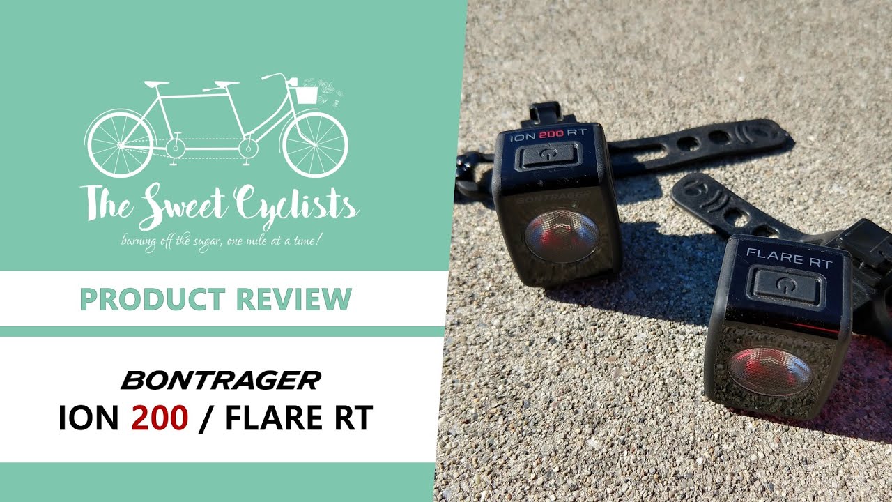 Комплект велосипедных фонарей Bontrager ION 200 RT и Flare RT — дневная видимость + подключение к...