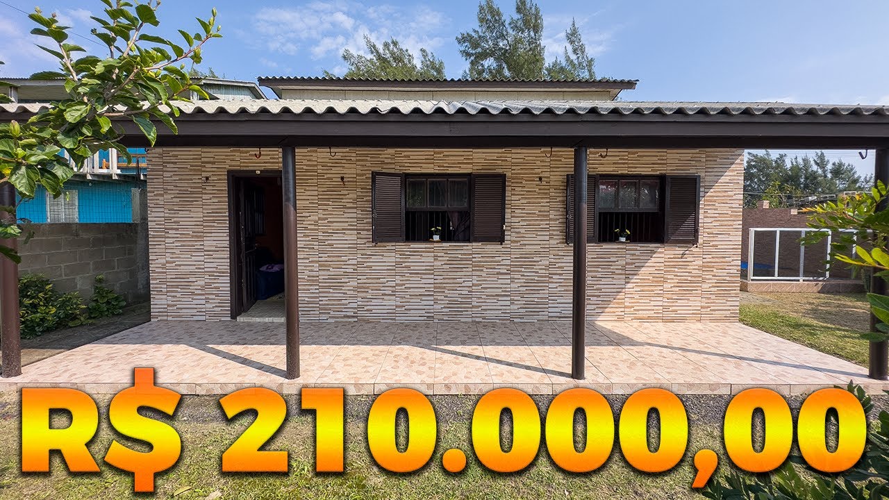 VENDIDA!! CASA A VENDA COM PISCINA E 3 QUARTOS EM BALNEÁRIO PINHAL / RS