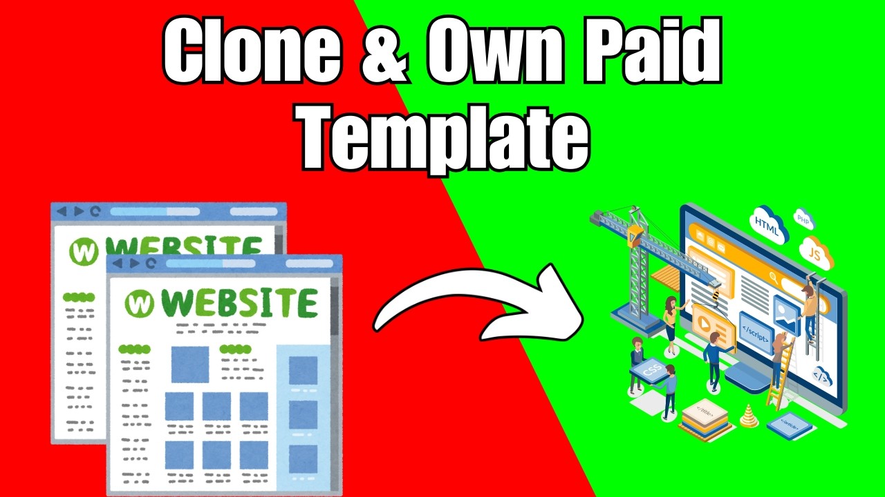 How to DOWNLOAD & Customize Any Paid HTML Template | FREE & EASY ⚡