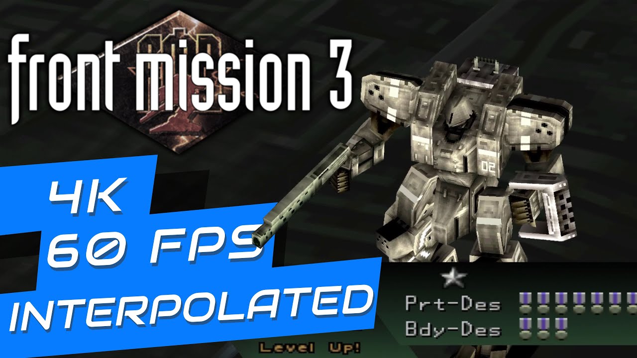Front Mission 3 | 4K True 60fps | Yokosuka Base Infiltration Gameplay (PS1)