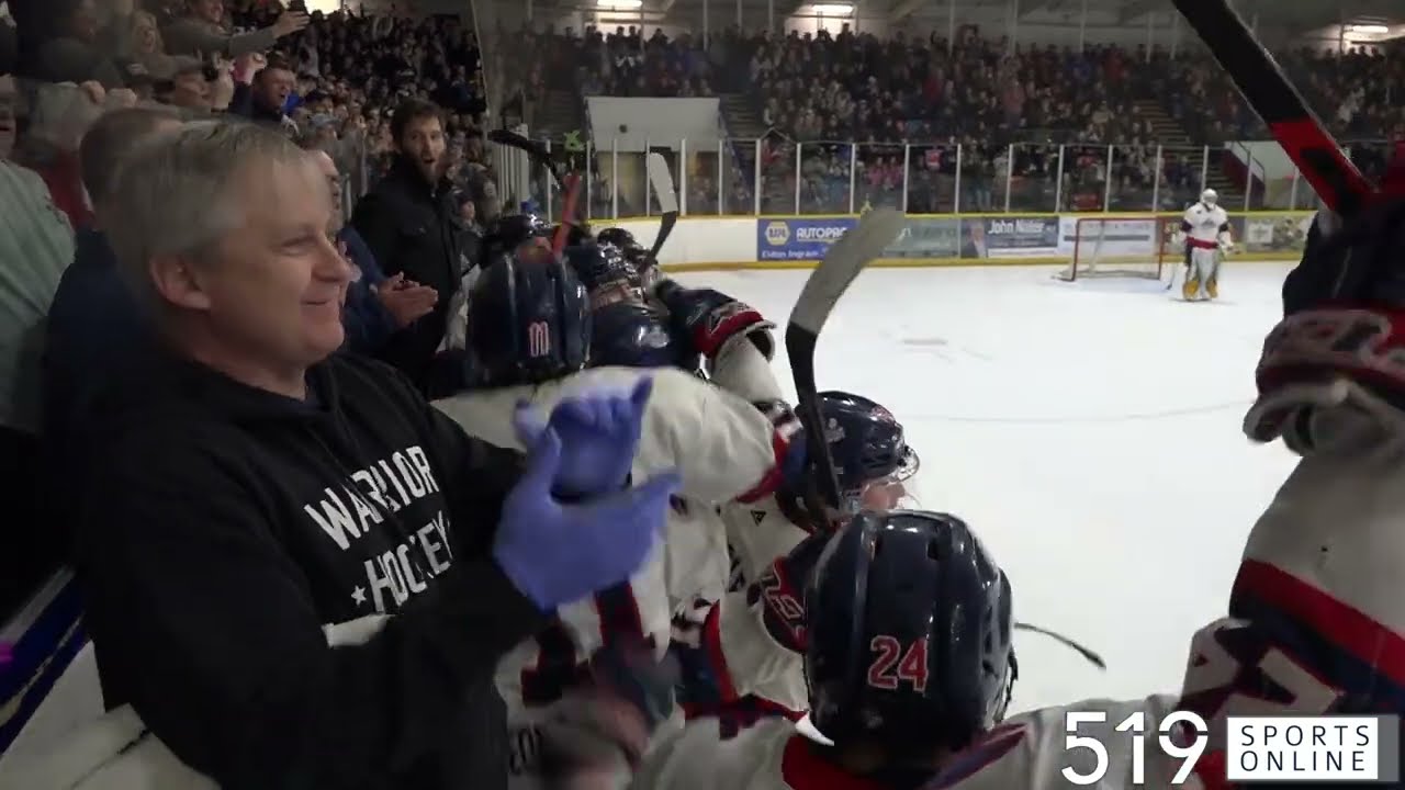 Stratford Warriors end of the game celebrations as the buzzer sounds