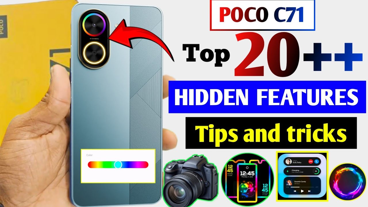 20+ лучших скрытых функций Poco C71 | Советы и рекомендации по Poco C71 | Все настройки Poco C71