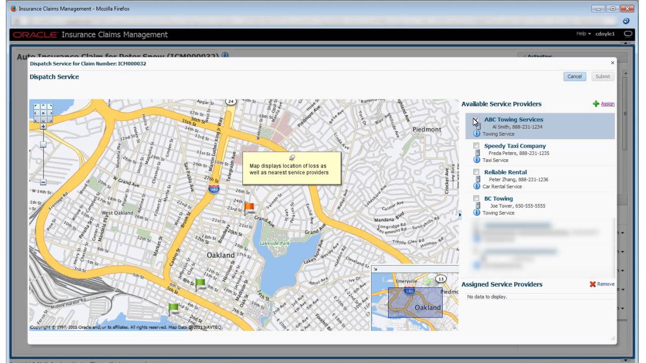 Insurance Claims Management Process Accelerator Demo