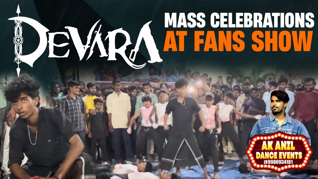 DEVARA Fear Song | Devara  NTR | AK ANiL DANCE EVENTS 9980934181 AK OWN WAY DANCE STUDIO