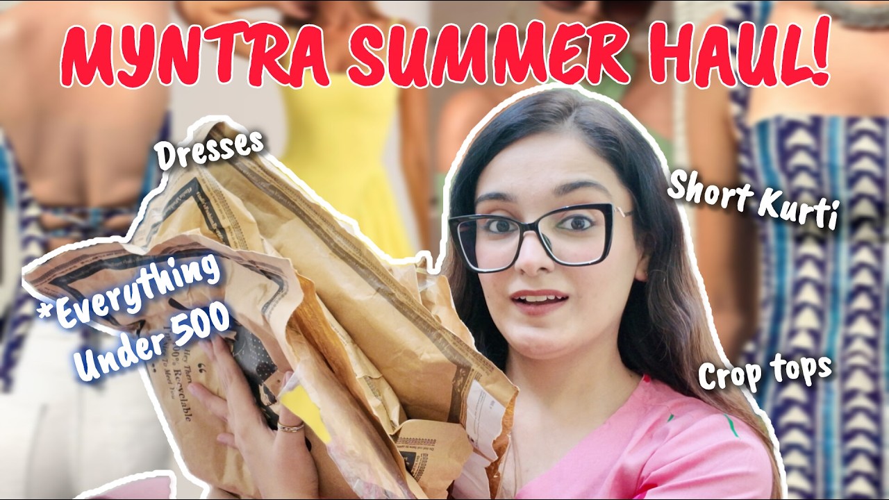 Everything Under ₹500?! Myntra Summer Haul 2026 🛍️ Worth it or Waste of Money?