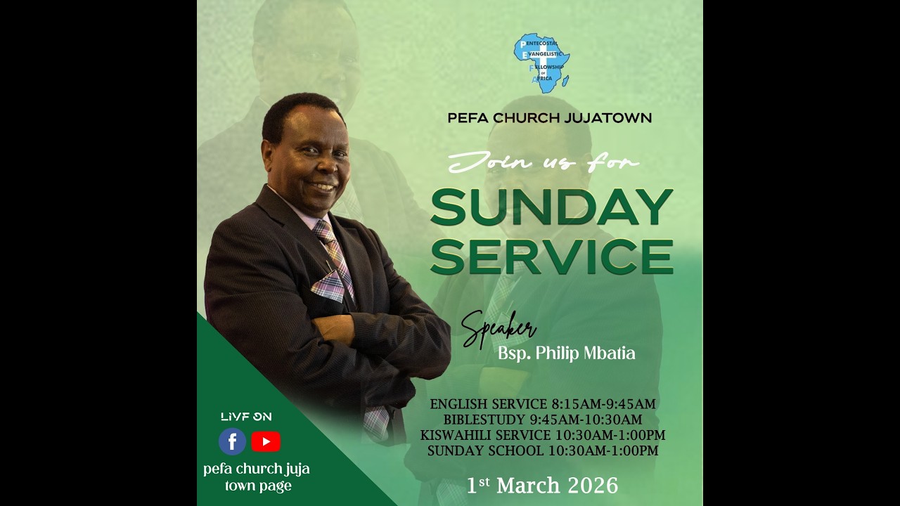 KISWAHILI SECOND SERVICE \\ 15TH MARCH 2026 \\ MINISTERING: BSP PHILIP MBATIA