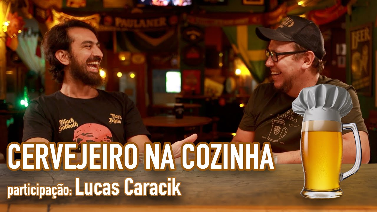 Lucas Caracik discute se madeira afeta o tom da guitarra no podcast Cervejeiro na Cozinha