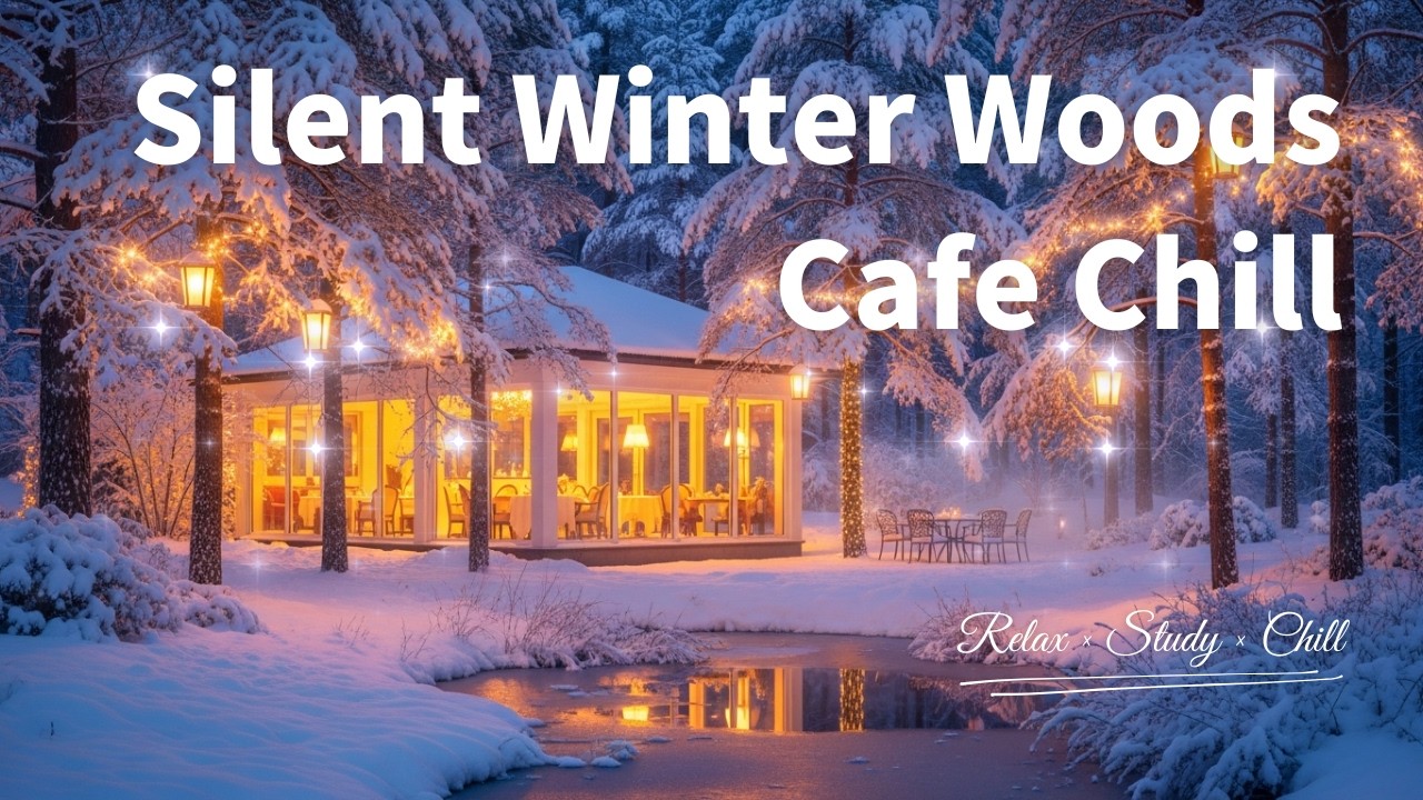 Silent Winter Woods Cafe Chill / 雪深い森カフェの余白と静寂を楽しむ珈琲時間 作業用・勉強用フリーBGM/ study, work and relax