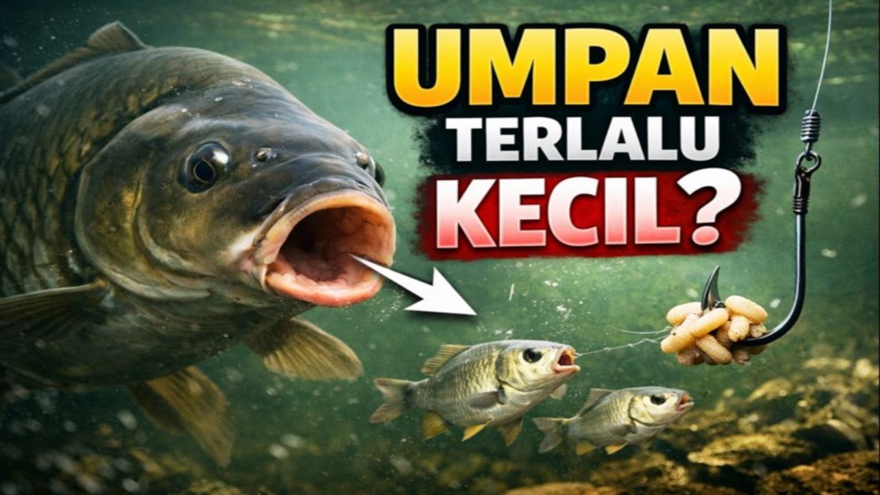 IKAN BESAR BUKAN KALAH CEPAT! Ini Alasan Sebenarnya Kenapa Umpanmu Selalu Disambar Ikan Kecil