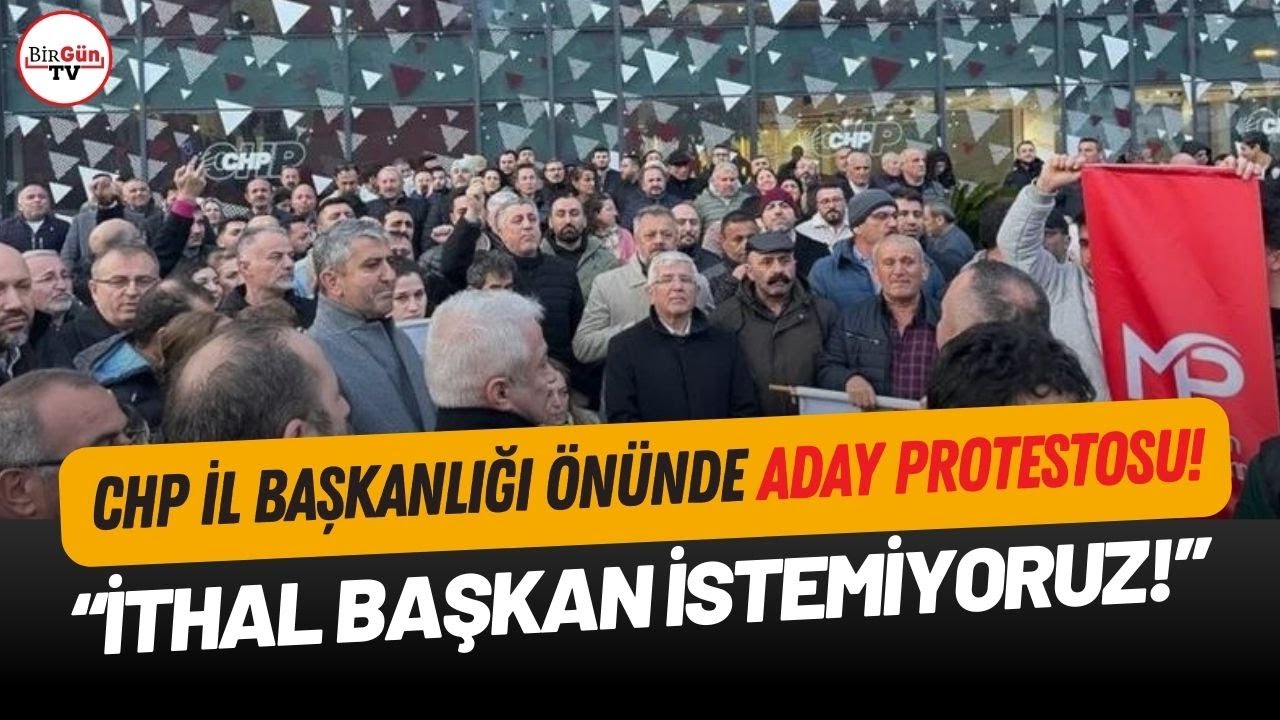 Adaylar açıklandı, CHP yine karıştı: İl başkanlığı önünde istifa protestosu!