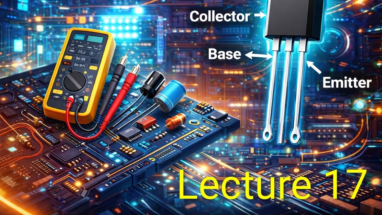 Electronics - Lecture 17 - Emitter - bias configuration