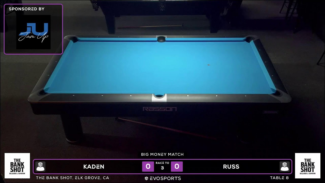 KADEN vs RUSS - THE BANK SHOT - TABLE 8 | EvoSports