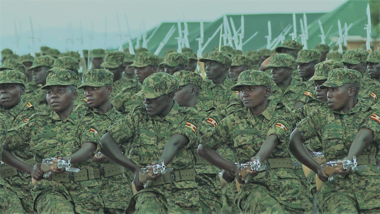 New UPDF Recruits First Experience On Parade