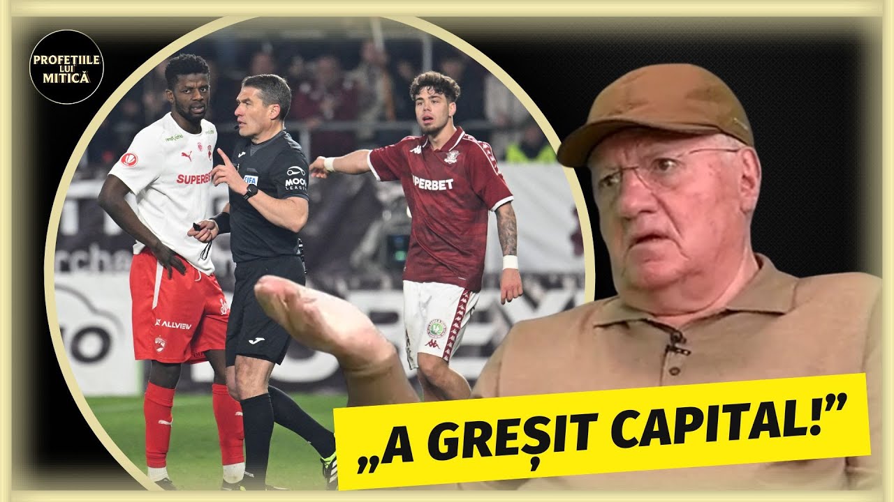 Mitica Dragomir, VERDICT NECRUTATOR dupa ARBITRAJUL SCANDALOS al lui Istvan Kovacs la Rapid - Dinamo