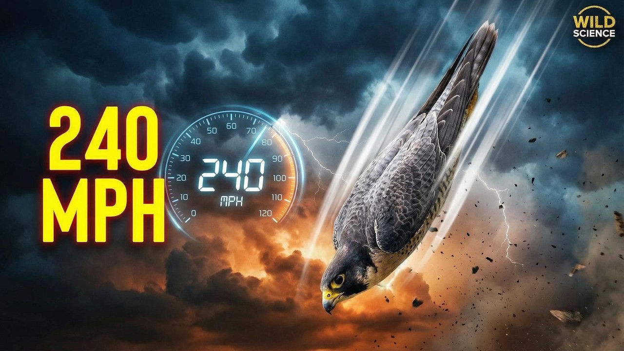 Fastest Bird On Earth | Peregrine Falcon 240 MPH Dive Speed