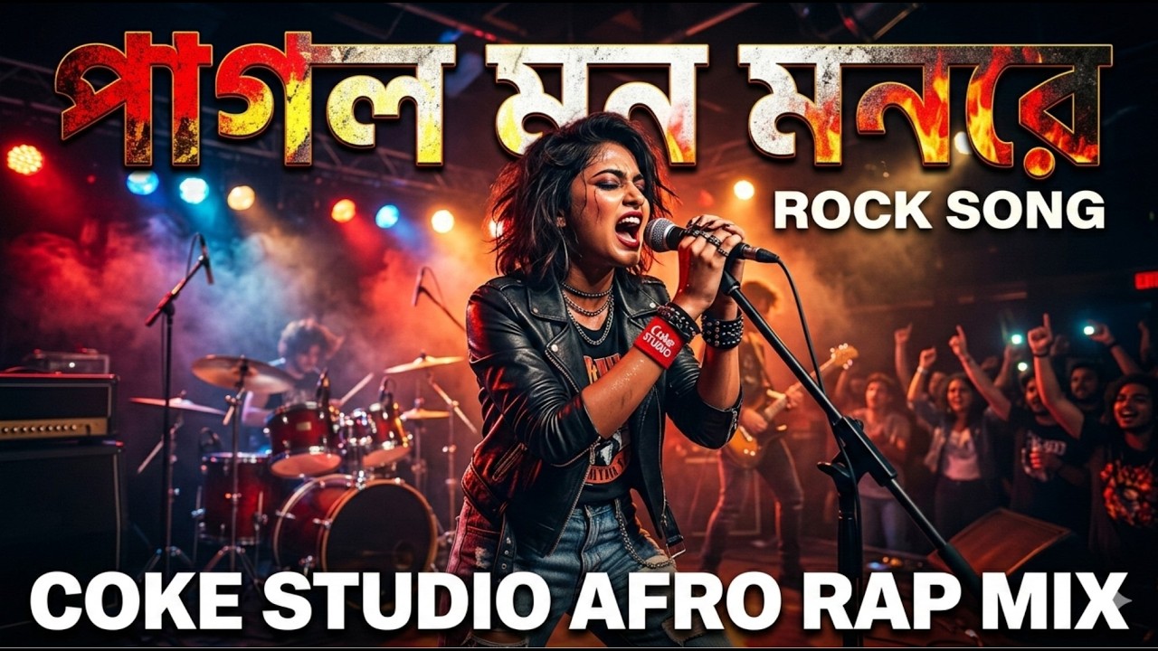 পাগল মন (Pagol Mon) | Coke Studio Fusion Afro Rap Mix | Emotional Rock | Folk Bangla 2026