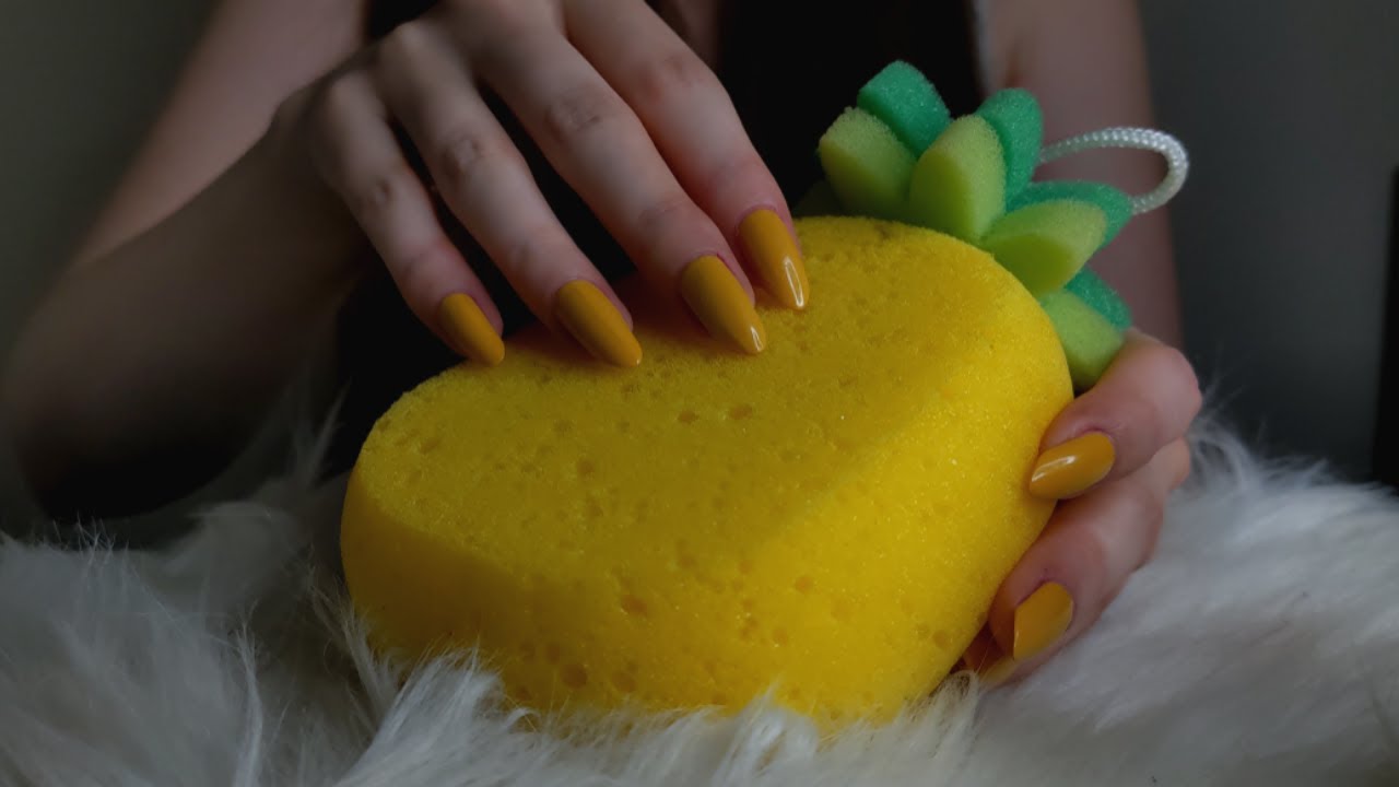 ASMR Tapping & Scratching On Yellow Items (No Talking)