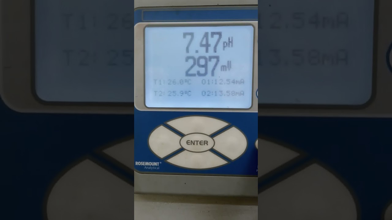 ph sensor calibration  Emerson 1056