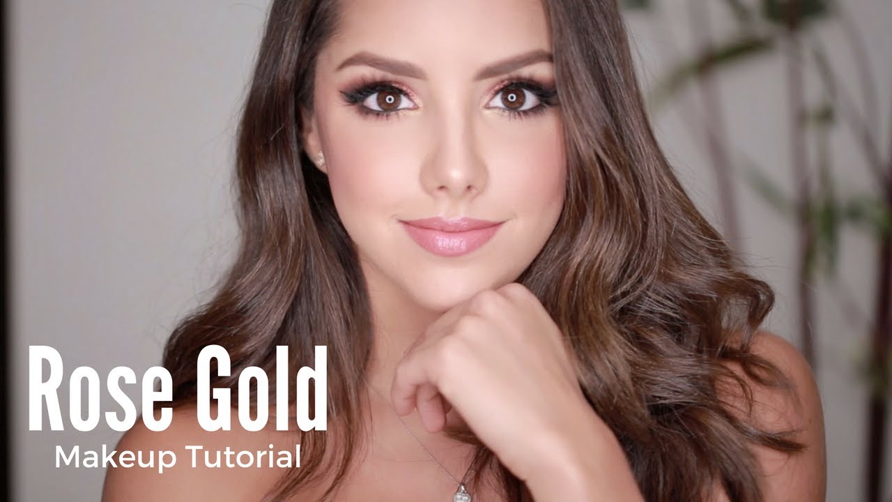 Huda Beauty Rose Gold Palette Makeup Tutorial